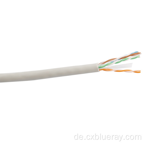 0,5 mm CCA UTP Cat6 24AWG 4pair HDPE mit Separator PVC Jacke Innenkommunikationskanal LAN -Kabel